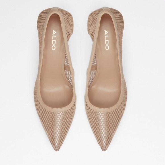 ALDO Monaco mesh pump Bone nude cream 9 - Picture 3 of 14